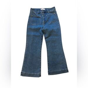 Risen Los Angeles Brand Classic Denim Flare Jeans
